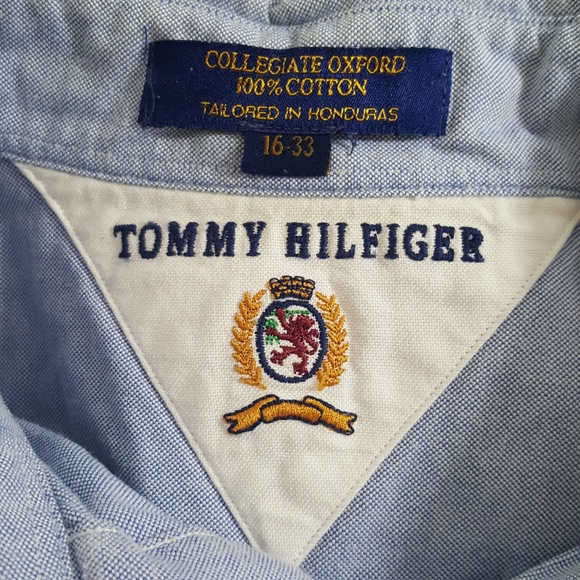 Tommy Hilfiger Blue Collegiate Oxford Button Down - Picture 5 of 9